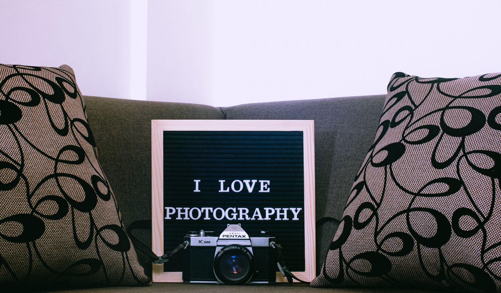Camera set up to photograph a home for a home exchange listing